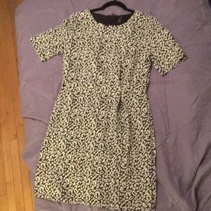 Black & White Cheetah Print Dress